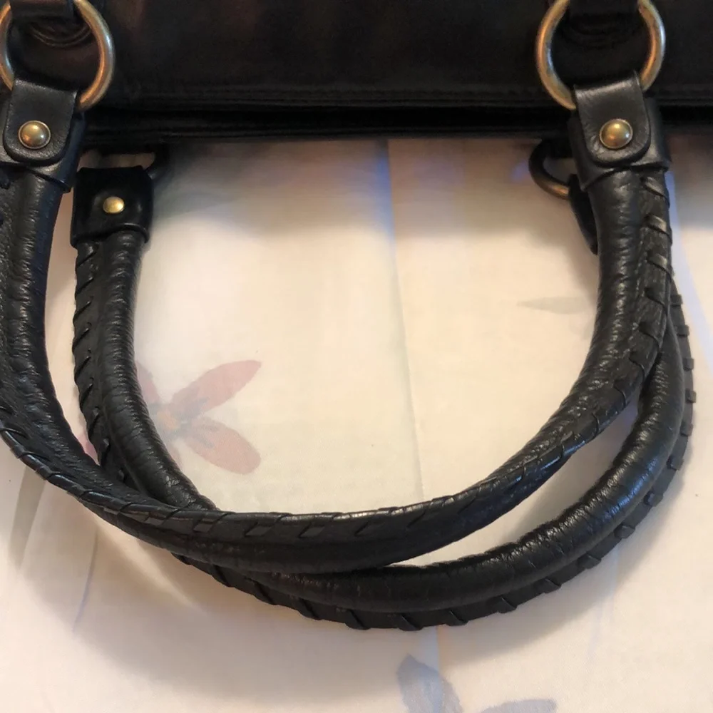 Michael Kors Womens Leather Studded Shoulder Handbag 17”x10”, 9” drop - Picture 8 of 14